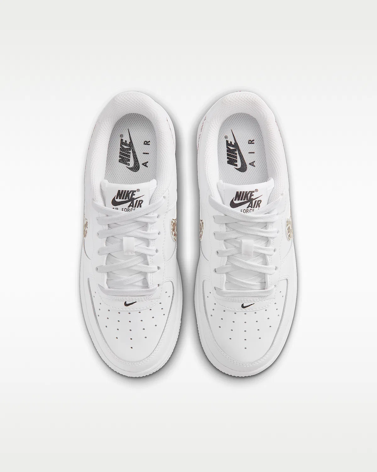 Кроссовки Big Kids' Shoes Air Force 1 Low, White/Black — фото 4