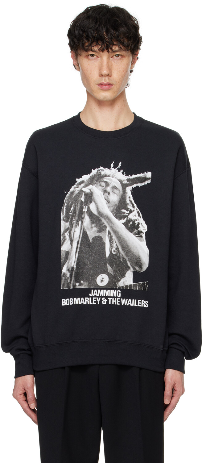 

Толстовка с круглым вырезом Bob Marley WACKO MARIA, черный