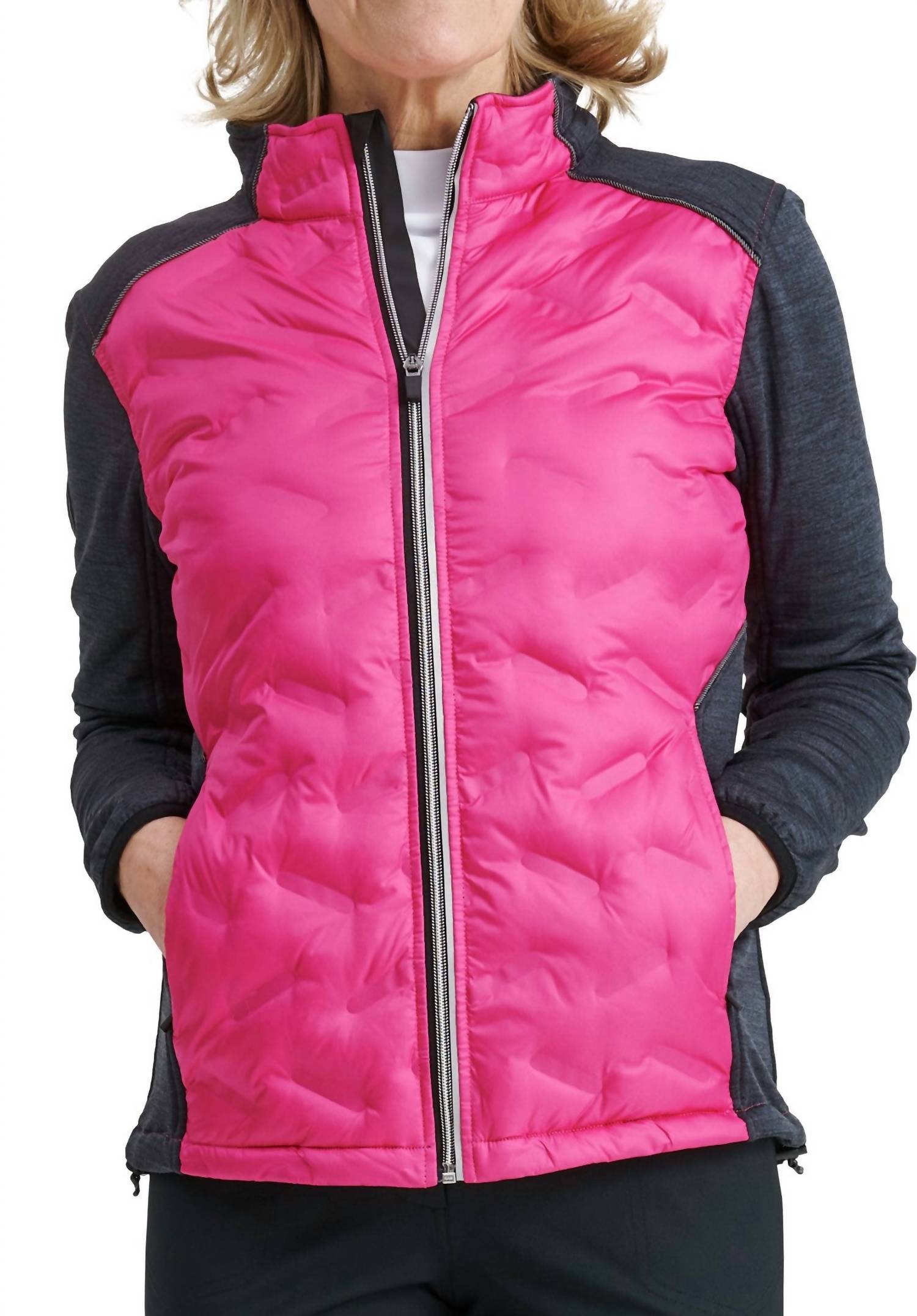 

Женская куртка Elgin Hybrid в цвете орхидеи Abacus Sportswear US, цвет orchid
