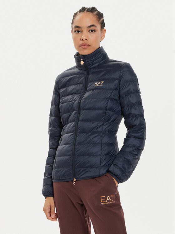 

Пуховик стандартного кроя Ea7 Emporio Armani, синий