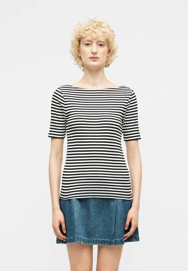Современная футболка с принтом лодки Gap, Black