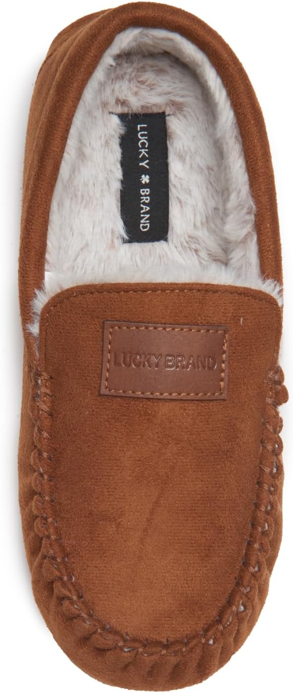 

Домашние мокасины для мальчиков Lucky Brand - уютная и стильная обувь для дома, Camel