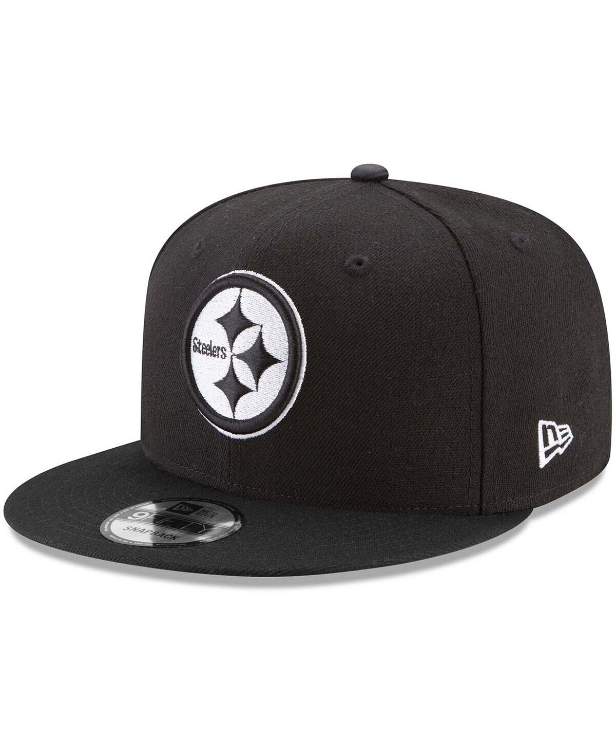 

Мужская черная регулируемая кепка Pittsburgh Steelers B-Dub 9Fifty New Era