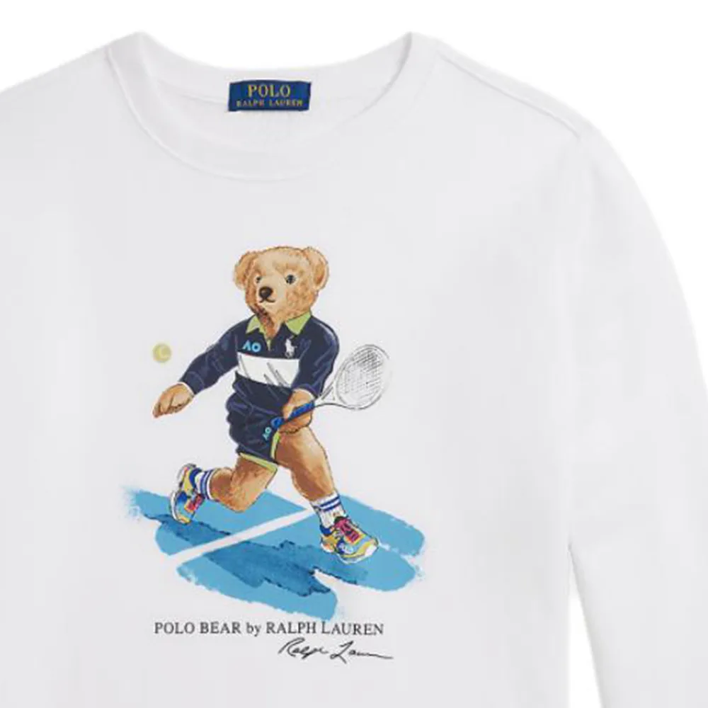 Polo Ralph Lauren Свитшот Polo Bear SS26 White Teenagers — фото 4