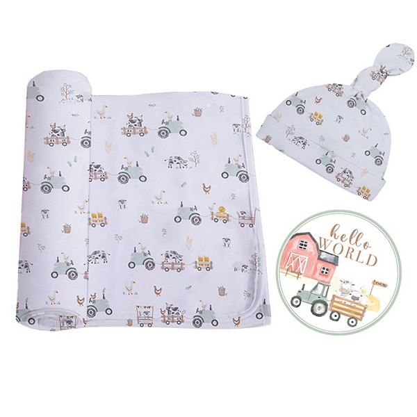 

Подарочный набор Hello world Living Textiles Baby, Tractor Ride
