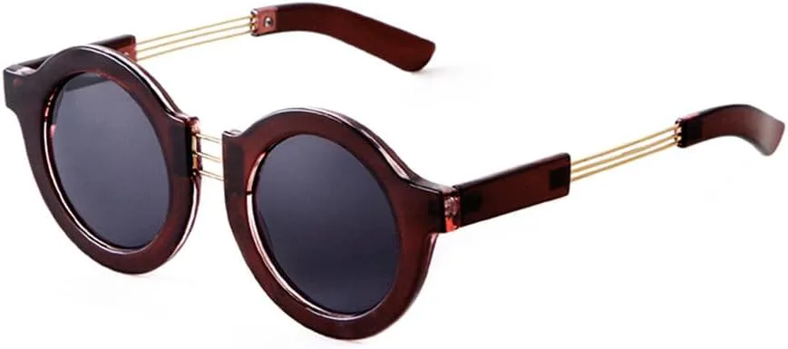 

Ретро круглые полые солнцезащитные очки для женщин и мужчин, для путешествий и отдыха на природе, с леопардовым принтом и защитой от УФ-излучения UV400 generic, C88