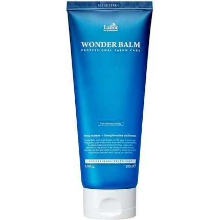 

Wonder Balm 200 мл Кондиционер для ухода за волосами с протеинами шелка для интенсивного питания и мягкости локонов, La'Dor