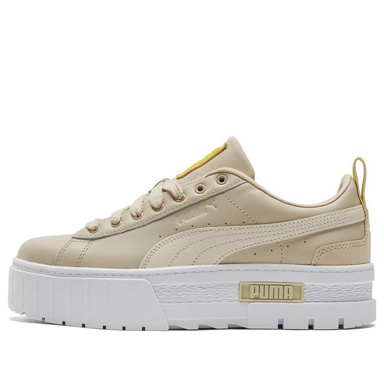 Кеды (WMNS) PUMA Mayze Luxe 'Putty', кремовый