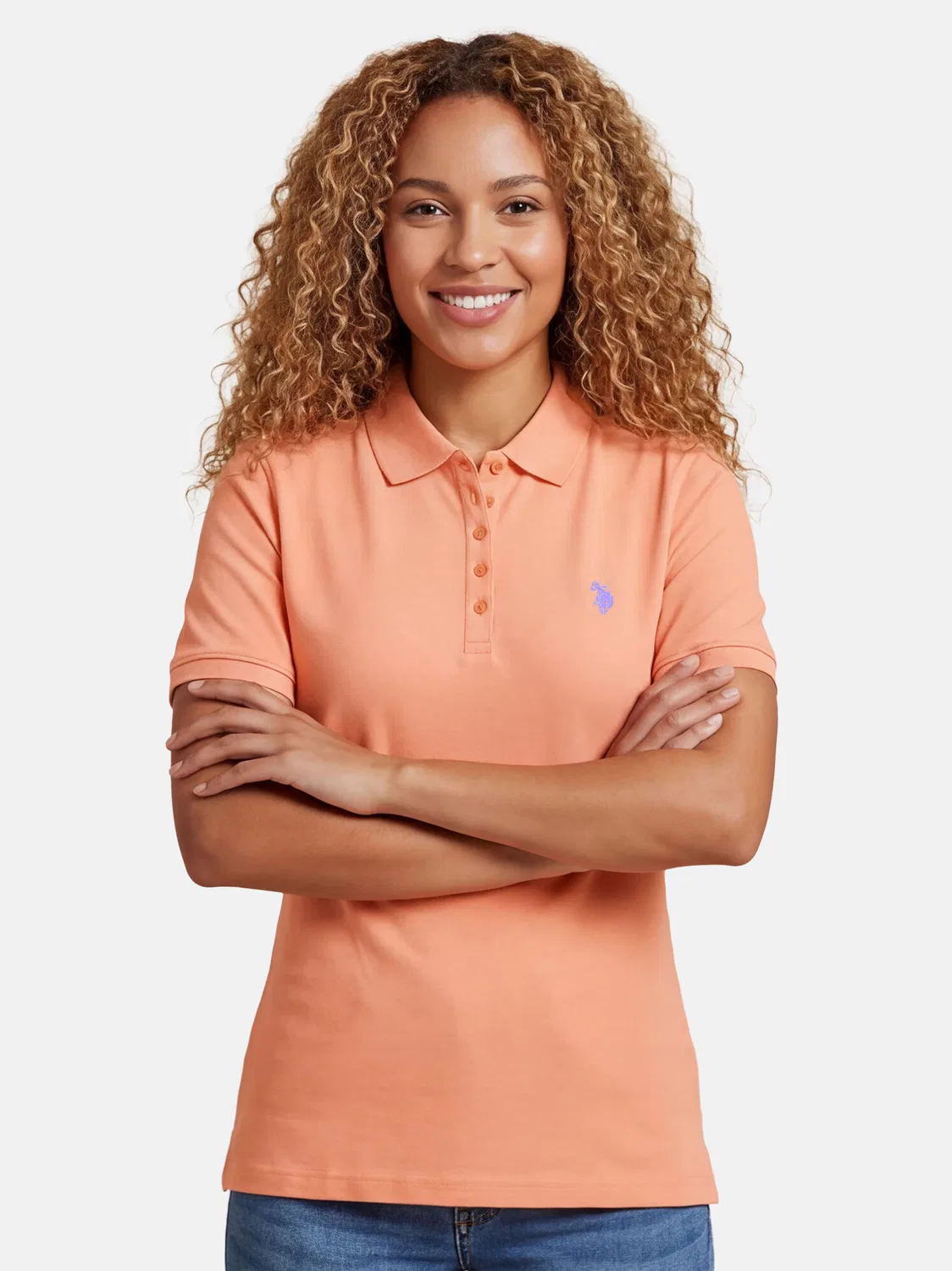 Футболка U.S. Polo Assn., Salmon — фото 4