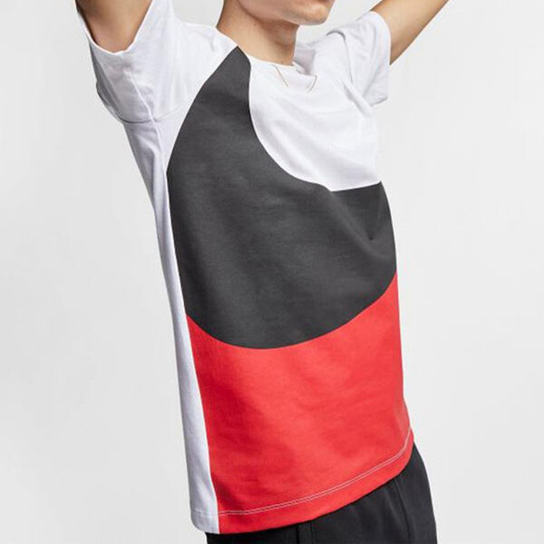 Футболка large sports pullover round neck short sleeve white Nike, белый — фото 3