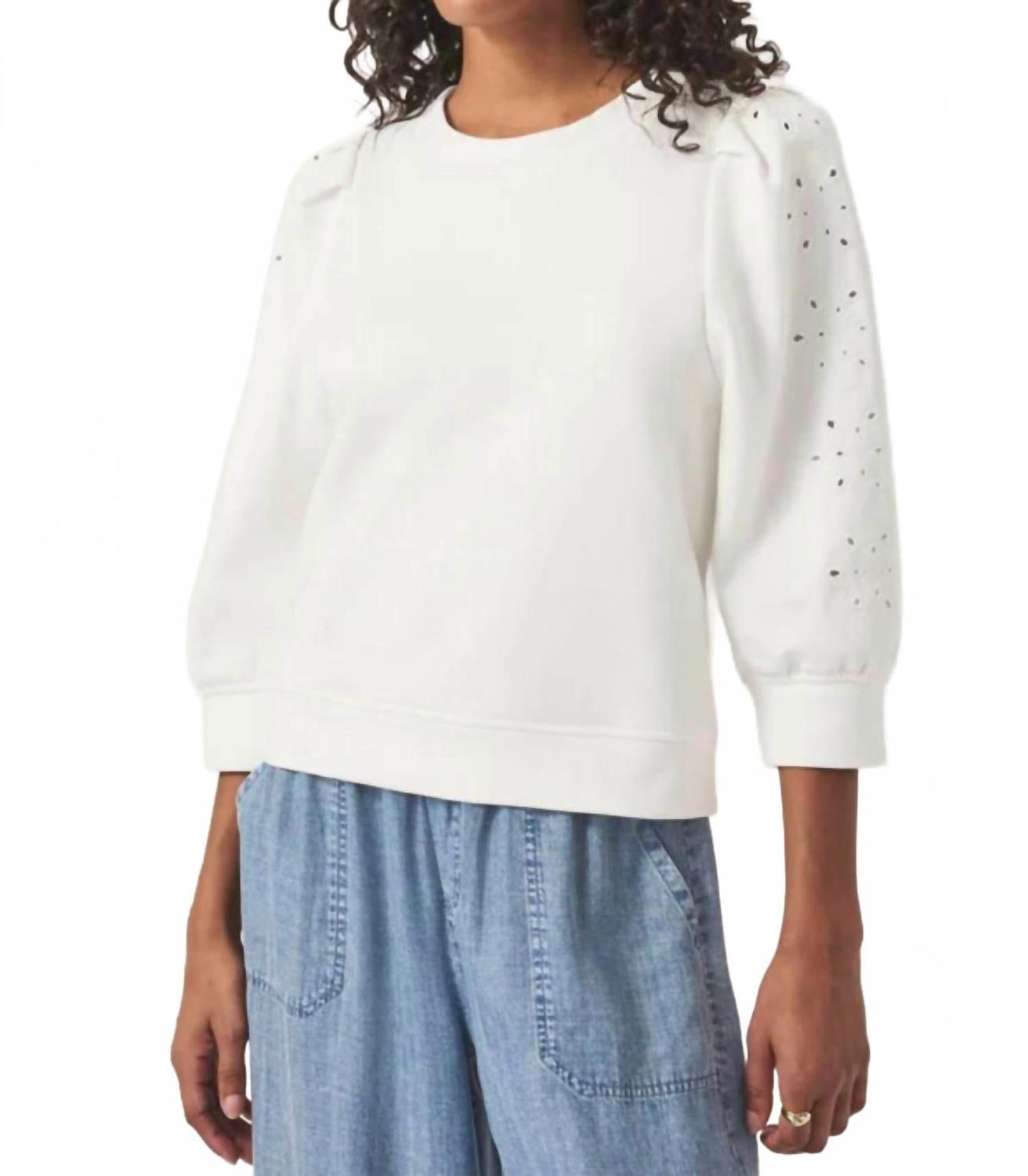 

Rory вышитый свитшот в белом Splendid