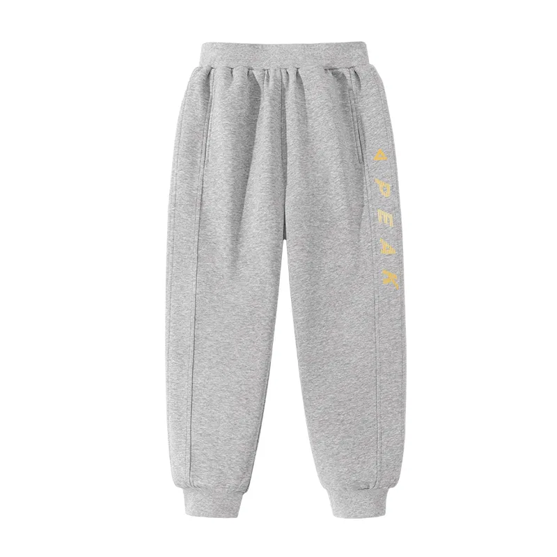 Спортивные штаны для детей Light Heather Gray/PK Gold PEAK