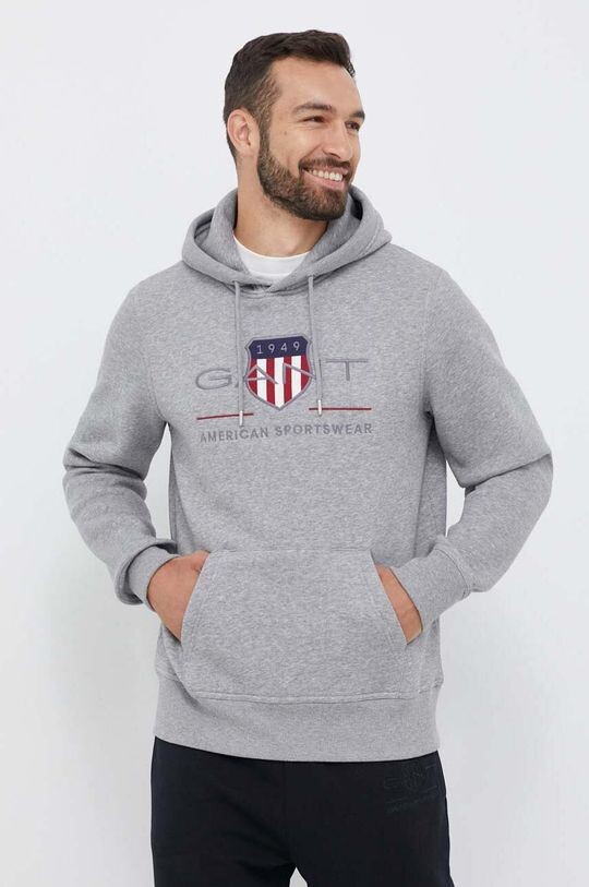 

Фуфайка Gant, серый