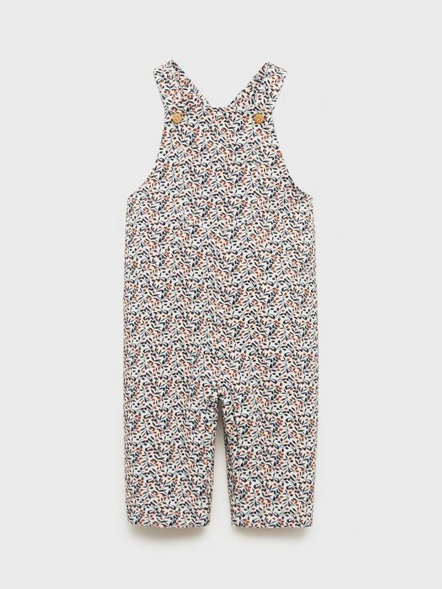 

Комбинезон baby sidney в цветочек Mango, цвет Natural White