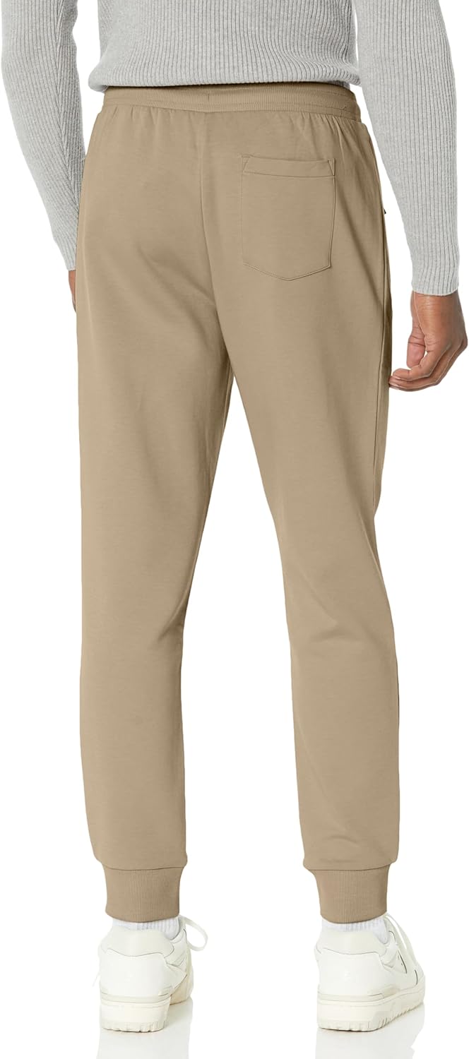 BOSS Мужские тоновые хлопковые спортивные штаны Regular Fit, Brindle Green — фото 2