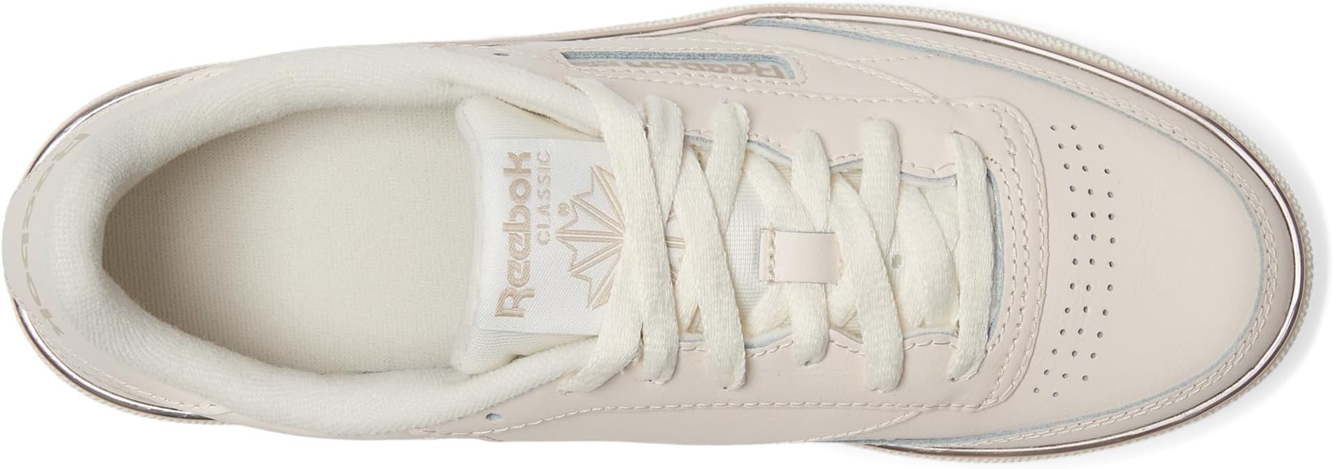 Кроссовки Reebok Lifestyle Women's Club C 85, цвет Vintage Chalk/Vintage Chalk/Chalk — фото 2