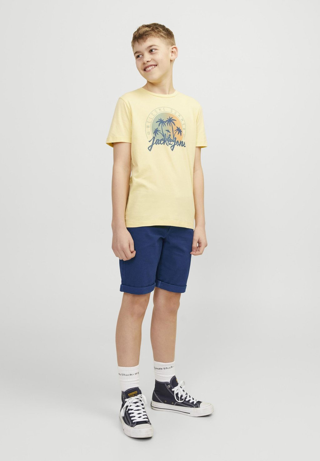 

Чино JPSTDAVID AKM SN MNI Jack & Jones Junior, темно-синий