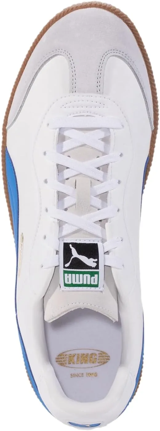 Кроссовки PUMA King 21 для тренировок и фитнеса, унисекс, белый/голубой — фото 3