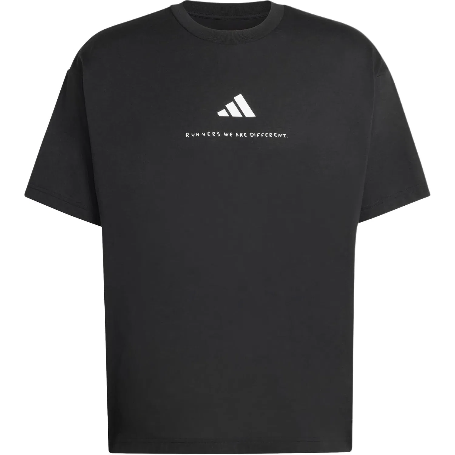 Футболка унисекс black crew neck Adidas