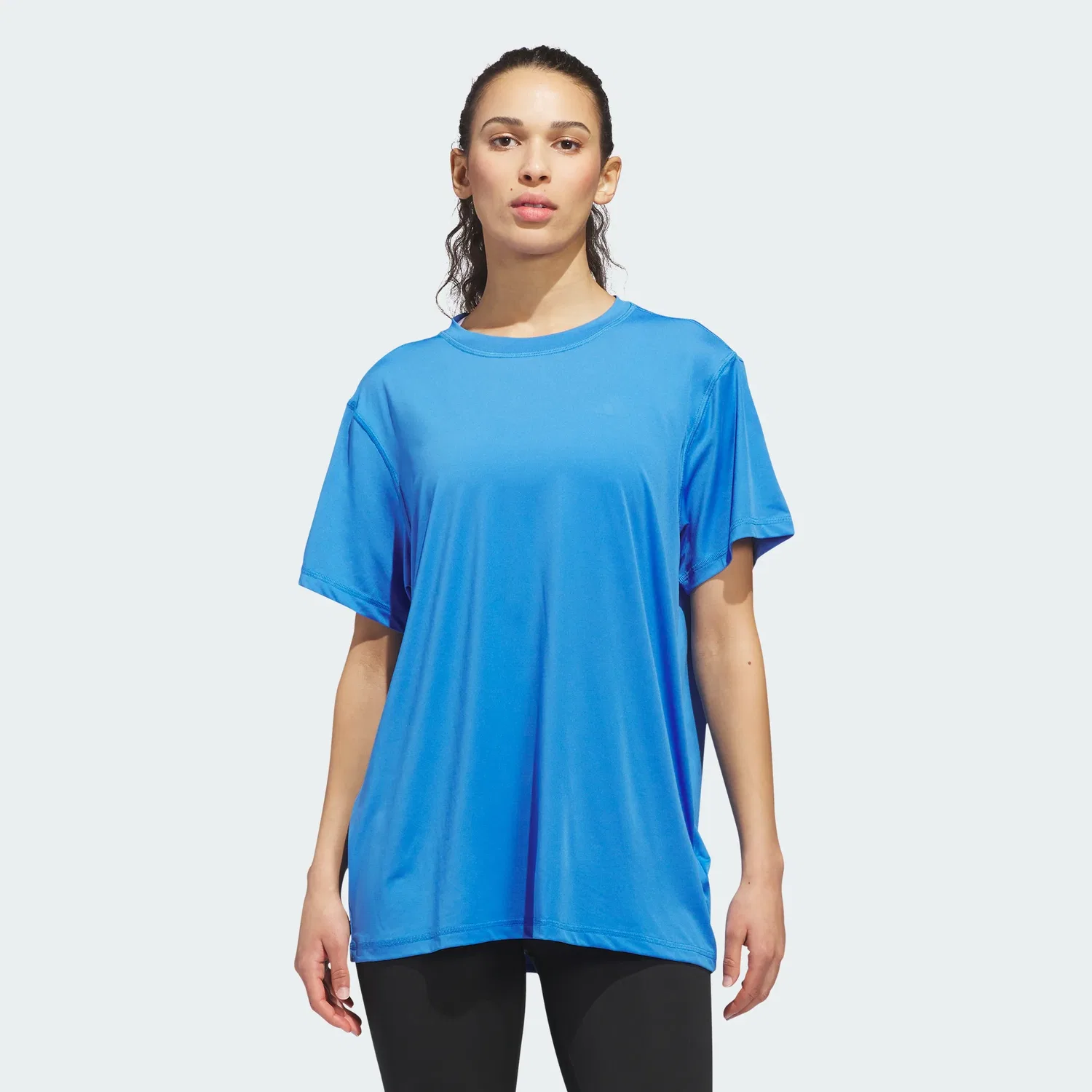 Женская футболка adidas Designed for Train Everyday Workout Tee, Ray Blue