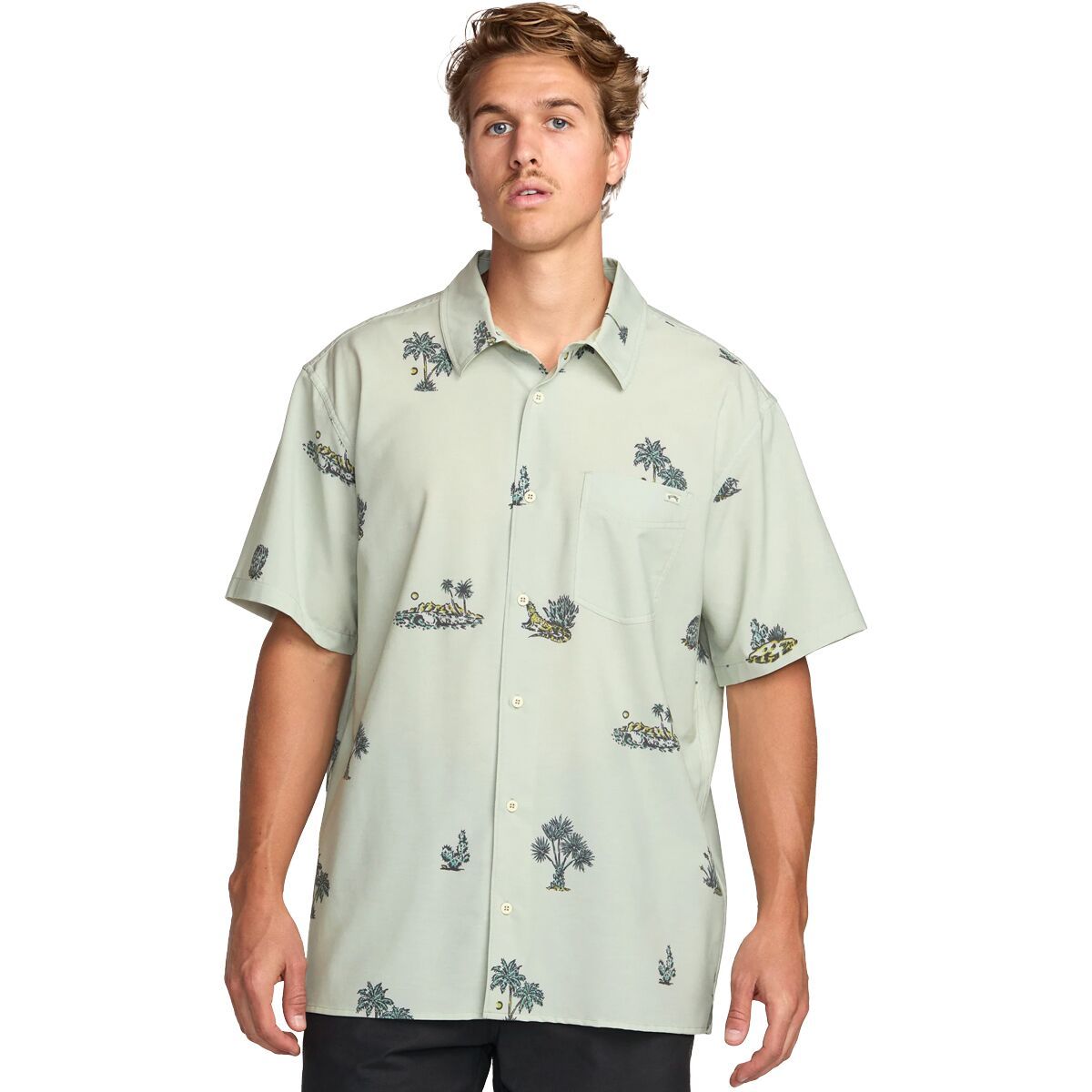 

Сорочка с коротким рукавом Surftrek transit Billabong, цвет chino