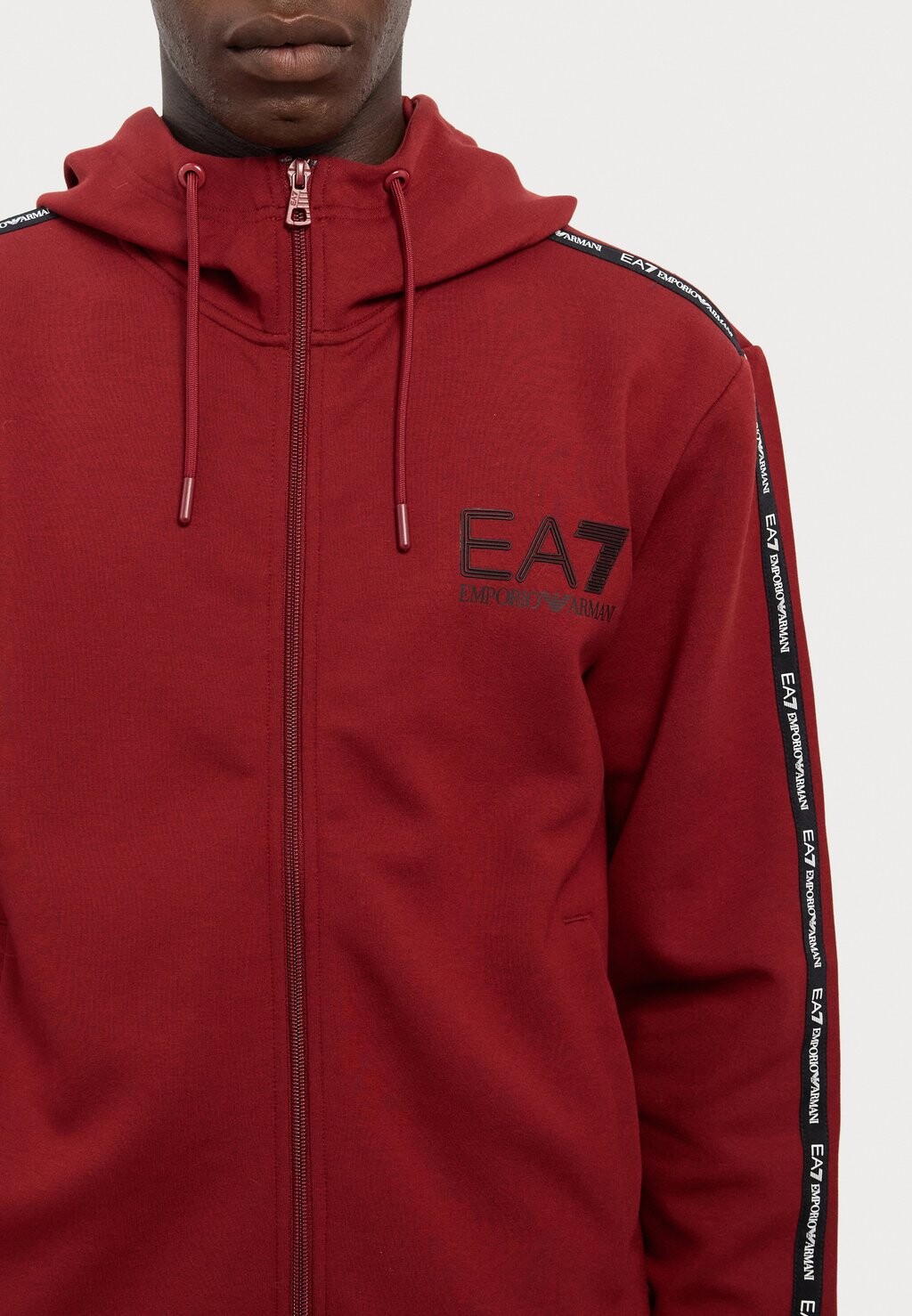 

Толстовка с капюшоном FELPA EA7 Emporio Armani, Бордо