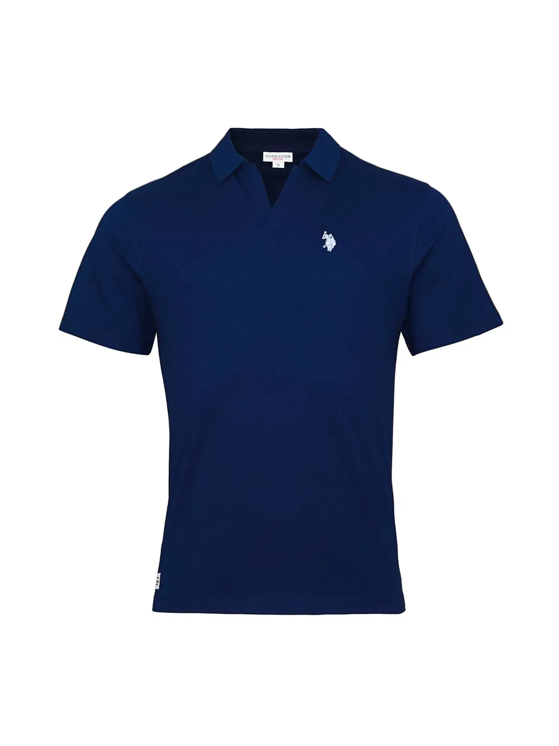 Футболка U.S. POLO ASSN. Knopflos синего цвета