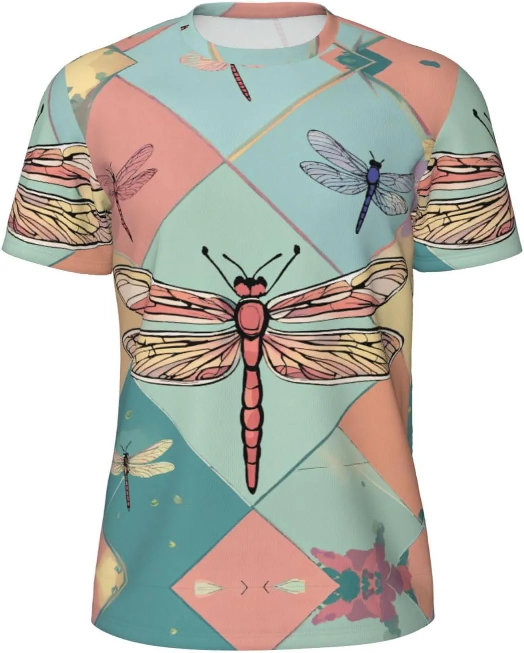 

Футболка мужская с принтом Dragonfly, для спорта и повседневной носки LIXLZH