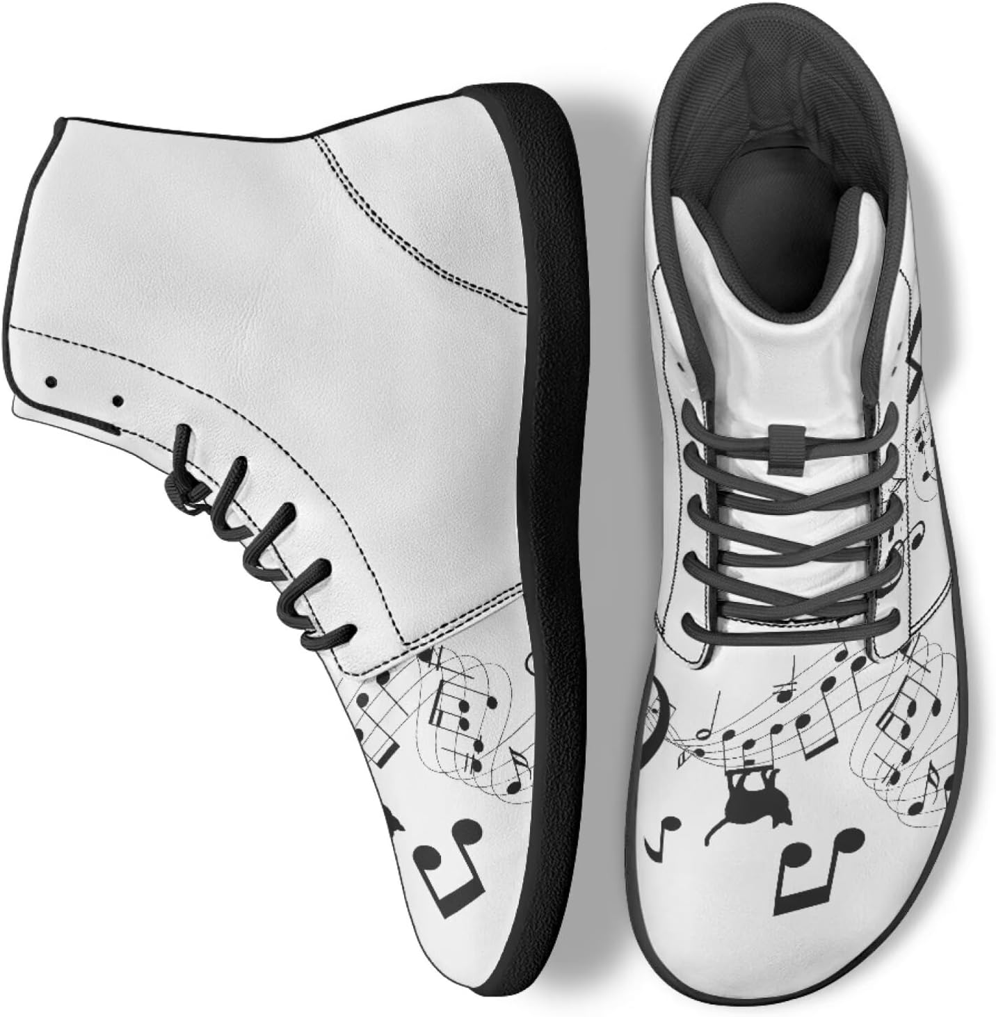 

Унисекс кроссовки на высокой подошве для ходьбы из искусственной кожи, беговые кроссовки для путешествий, офиса и работы для женщин и мужчин Ecaestolph, белый