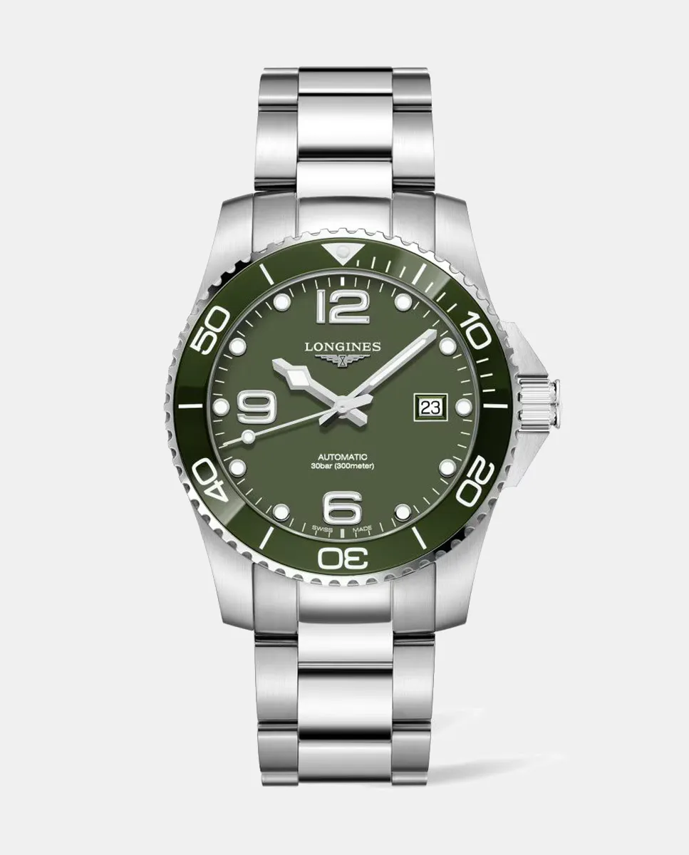 

HydroConquest L37814066 автоматические мужские часы из стали Longines, серебрянный