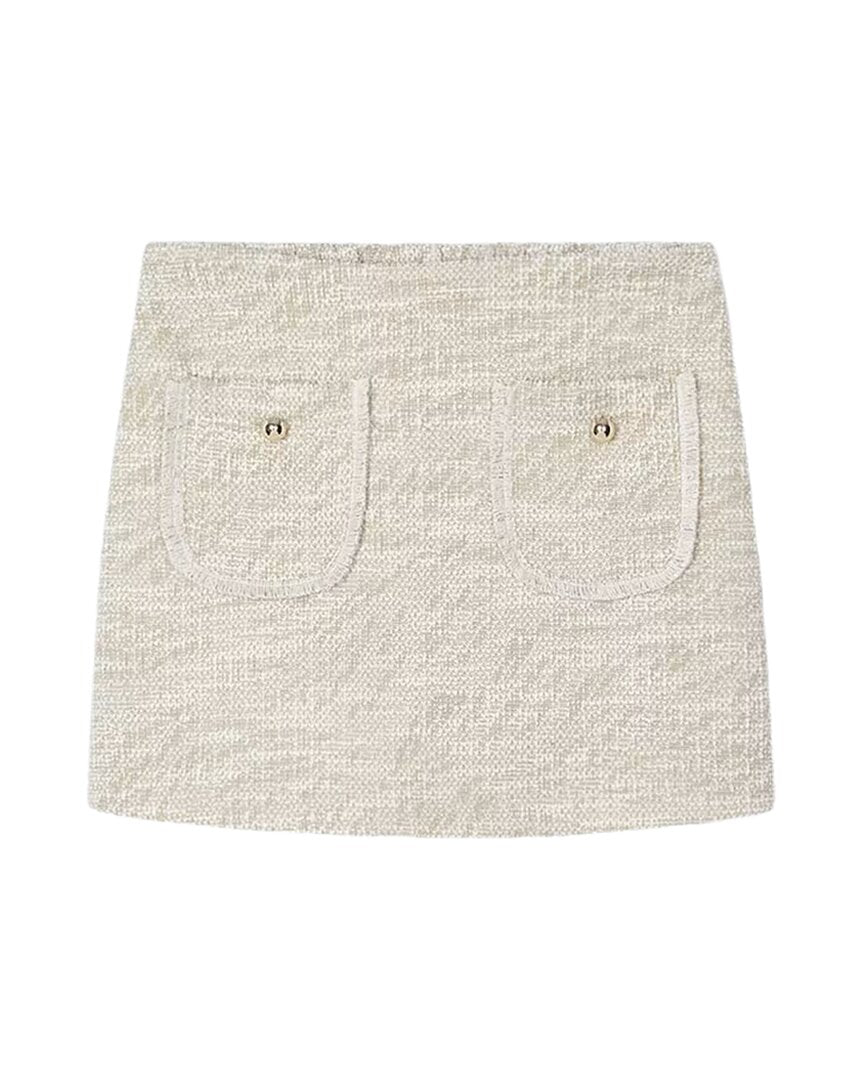 

Mayoral Песчаная твидовая юбка, бежевый