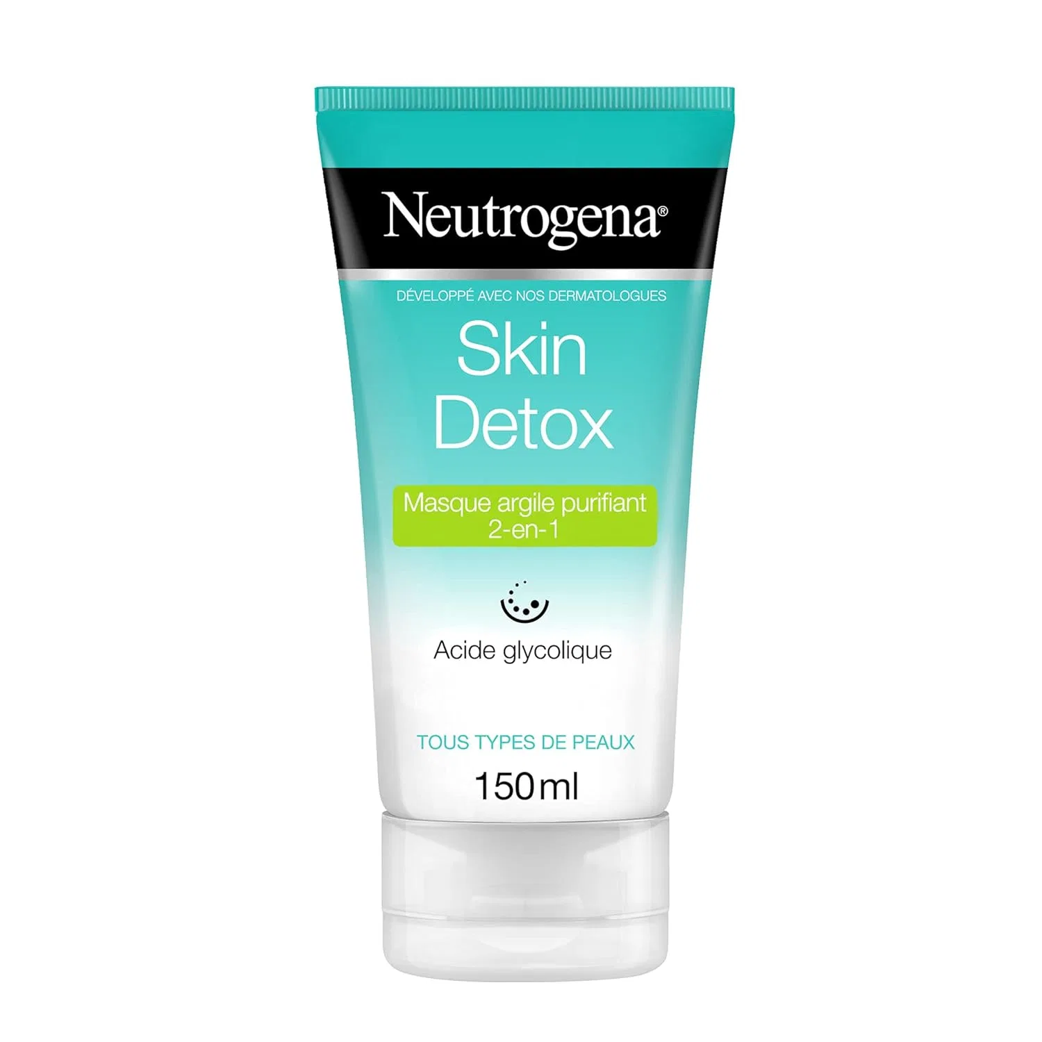 Очищающая глиняная маска-детокс 2-в-1 от Neutrogena Skin Detox Neutrogena