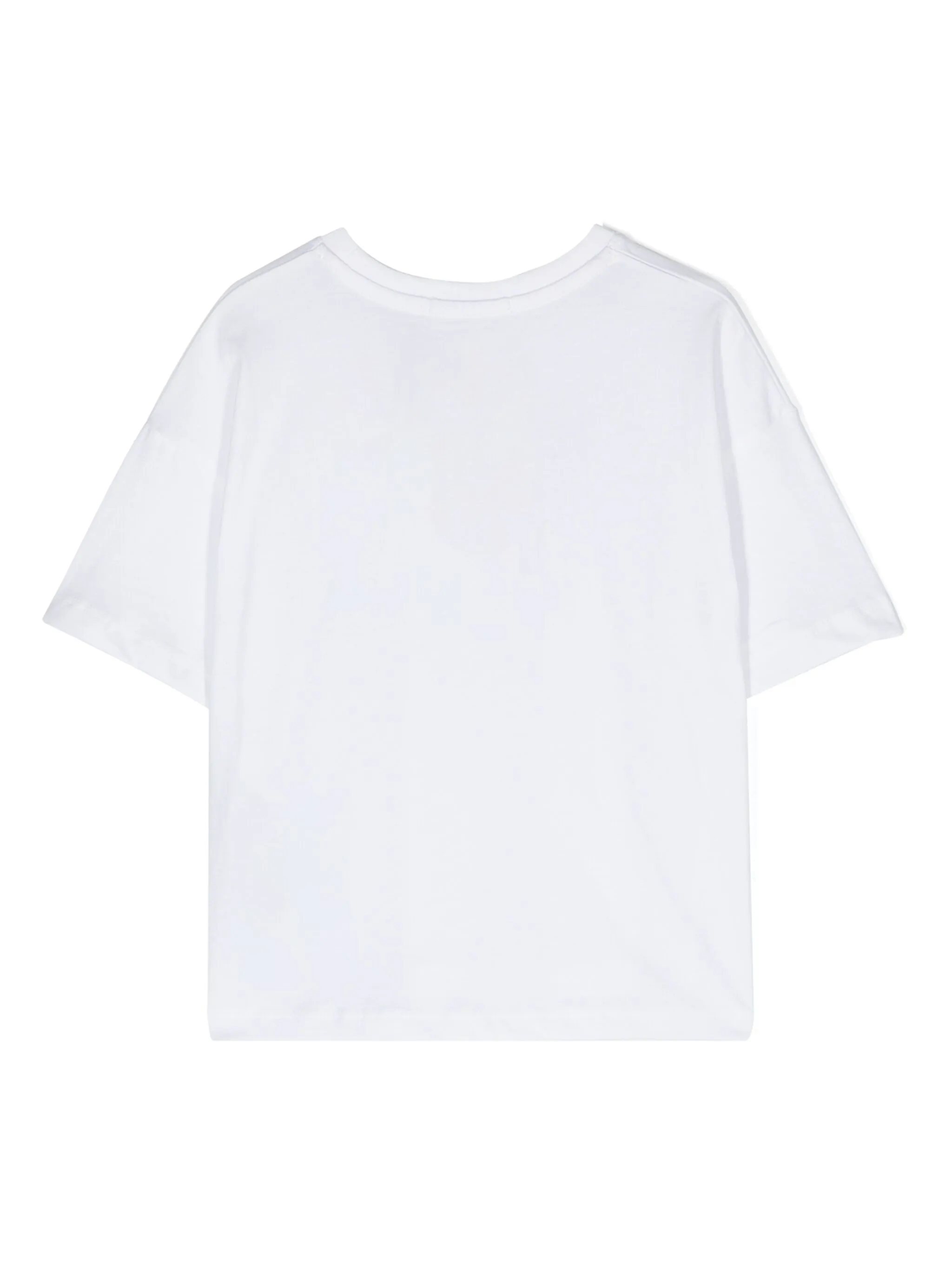 Футболка с логотипом и блестками Calvin Klein Kids, белый — фото 2