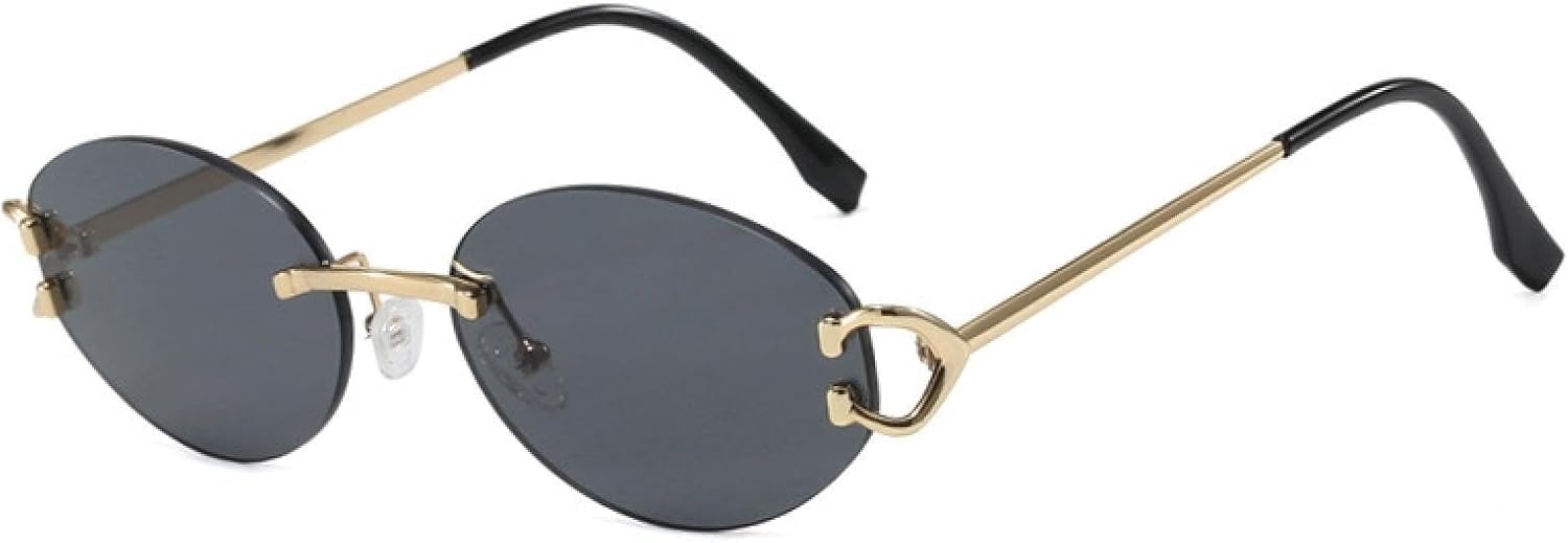 

Солнцезащитные очки с защитой от УФ-излучения UV400 | Безрамочные, с овальной огранкой | Для женщин и мужчин | Линзы конфетных цветов | Для занятий спортом на открытом воздухе и вождения DSVIGF, 6195-c1