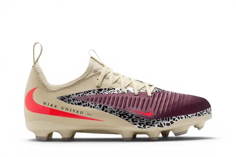 Бутсы Nike United Jr. Phantom 6 Low Academy MG GS, кремовый