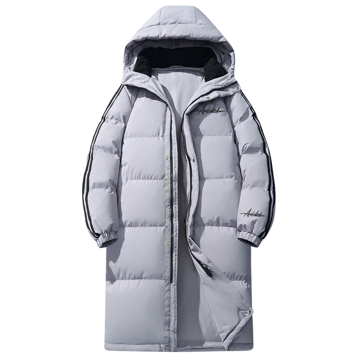 

Пуховик Unisex с капюшоном утепленный AULDEY, mink серый