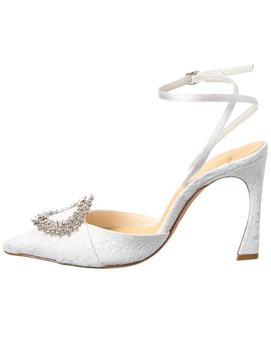 Alexandre Birman Madelina Bridal 85 Кружевные туфли, белый — фото 2
