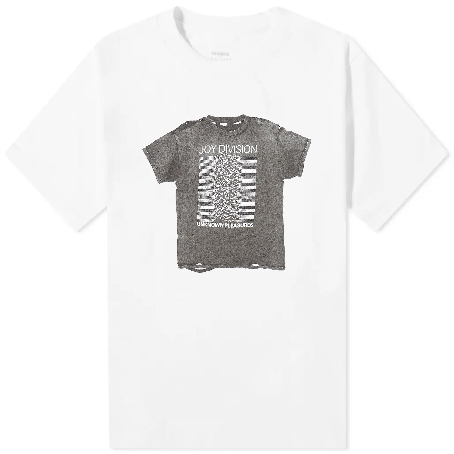 

Футболка Pleasures Broken In T-Shirt, белый