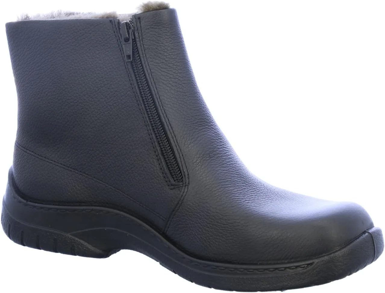 Мужские теплые зимние ботинки Jomos Feetback на платформе, черный — фото 4