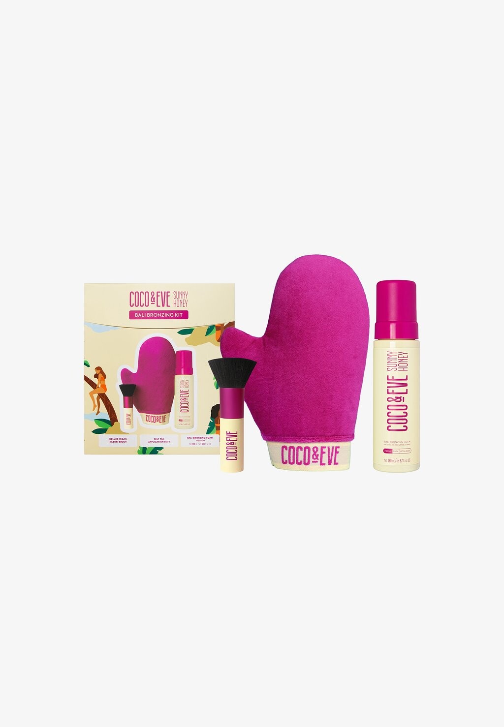 

Автозагар BALI BRONZING KIT, DARK Coco & Eve, светло-коричневый