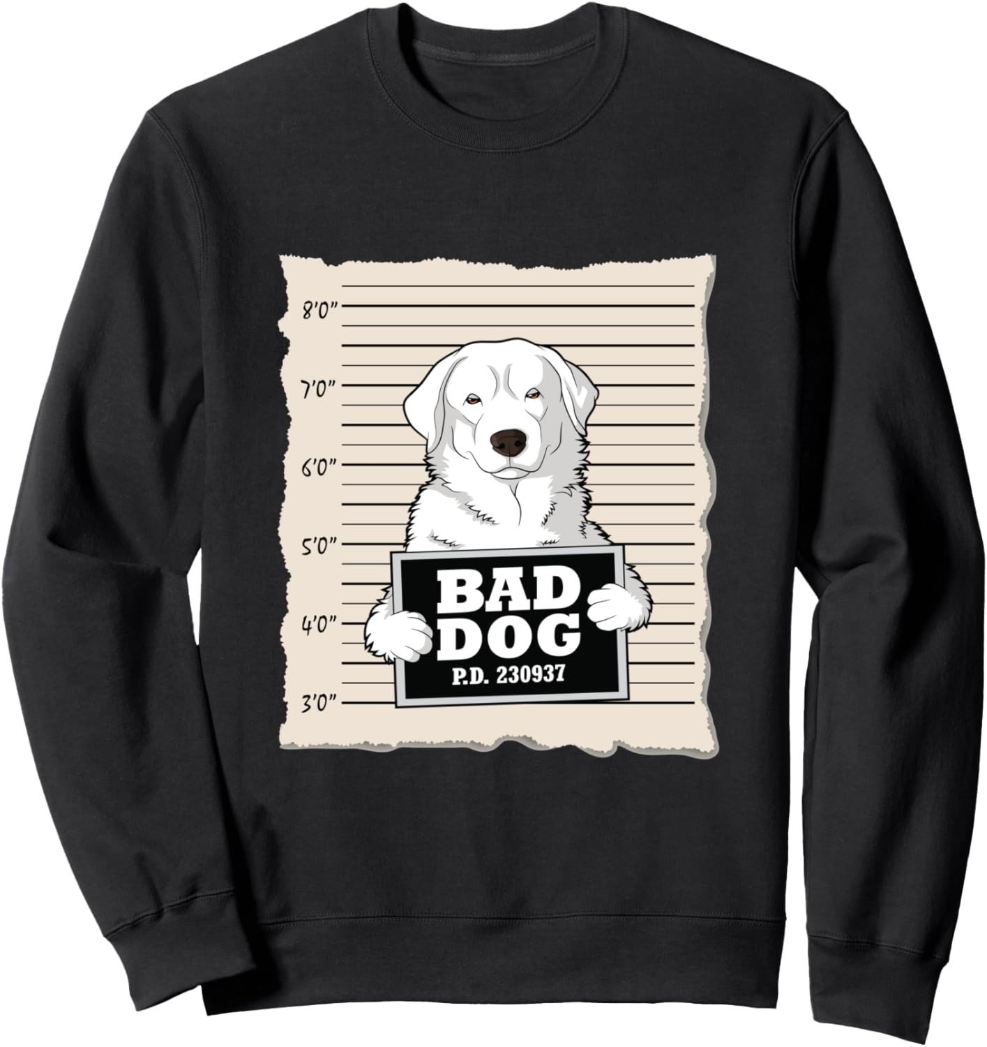 

Толстовка с изображением собаки породы большая пиренейская горная собака Magshot Guilty Dog, черная Bad Dog Mug Shot Great Pyrenees, Черный, Толстовка с изображением собаки породы большая пиренейская горная собака Magshot Guilty Dog, черная Bad Dog Mug Sh