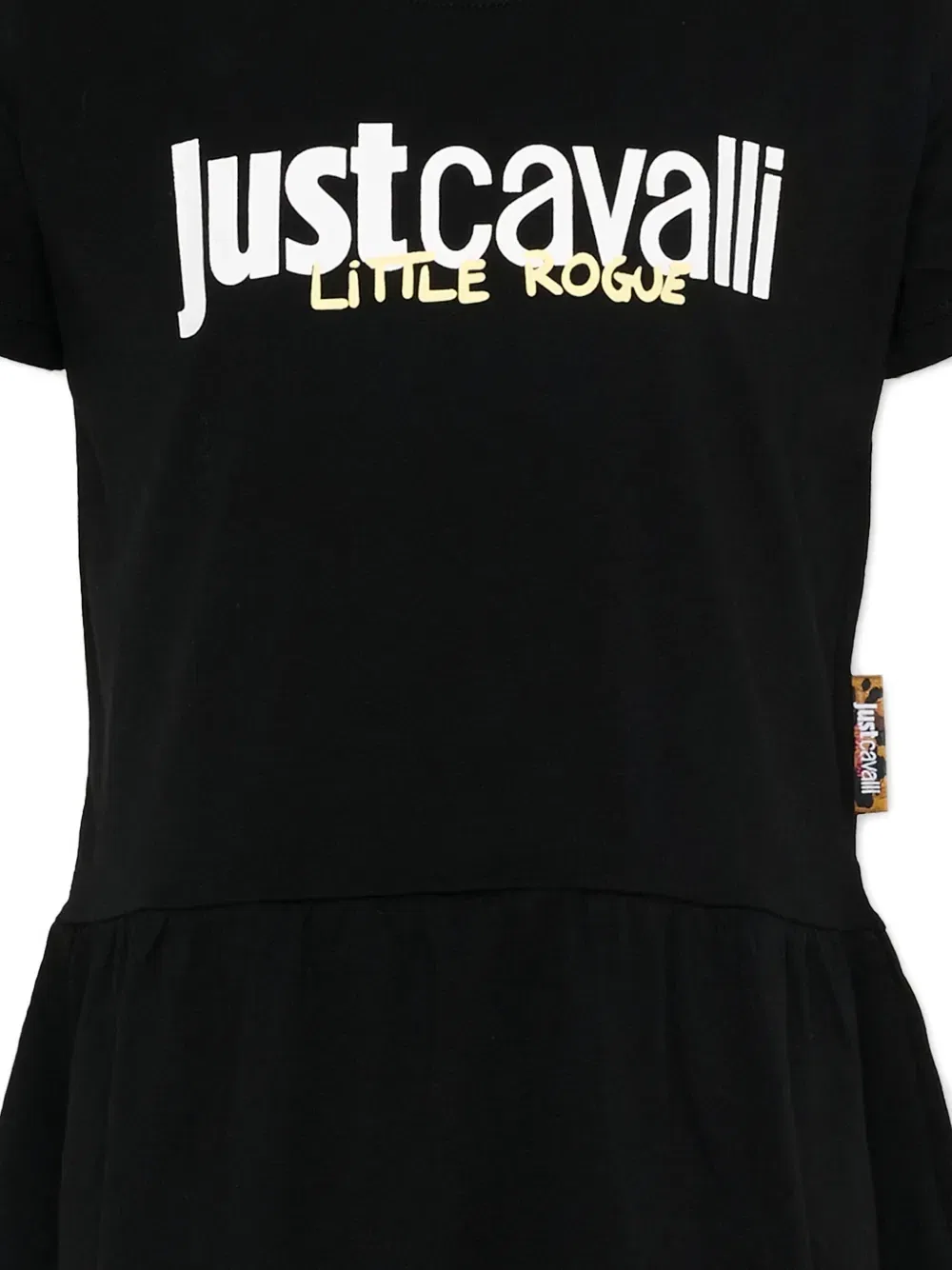 Платье с пуговицами Just Cavalli Kids, черный — фото 3