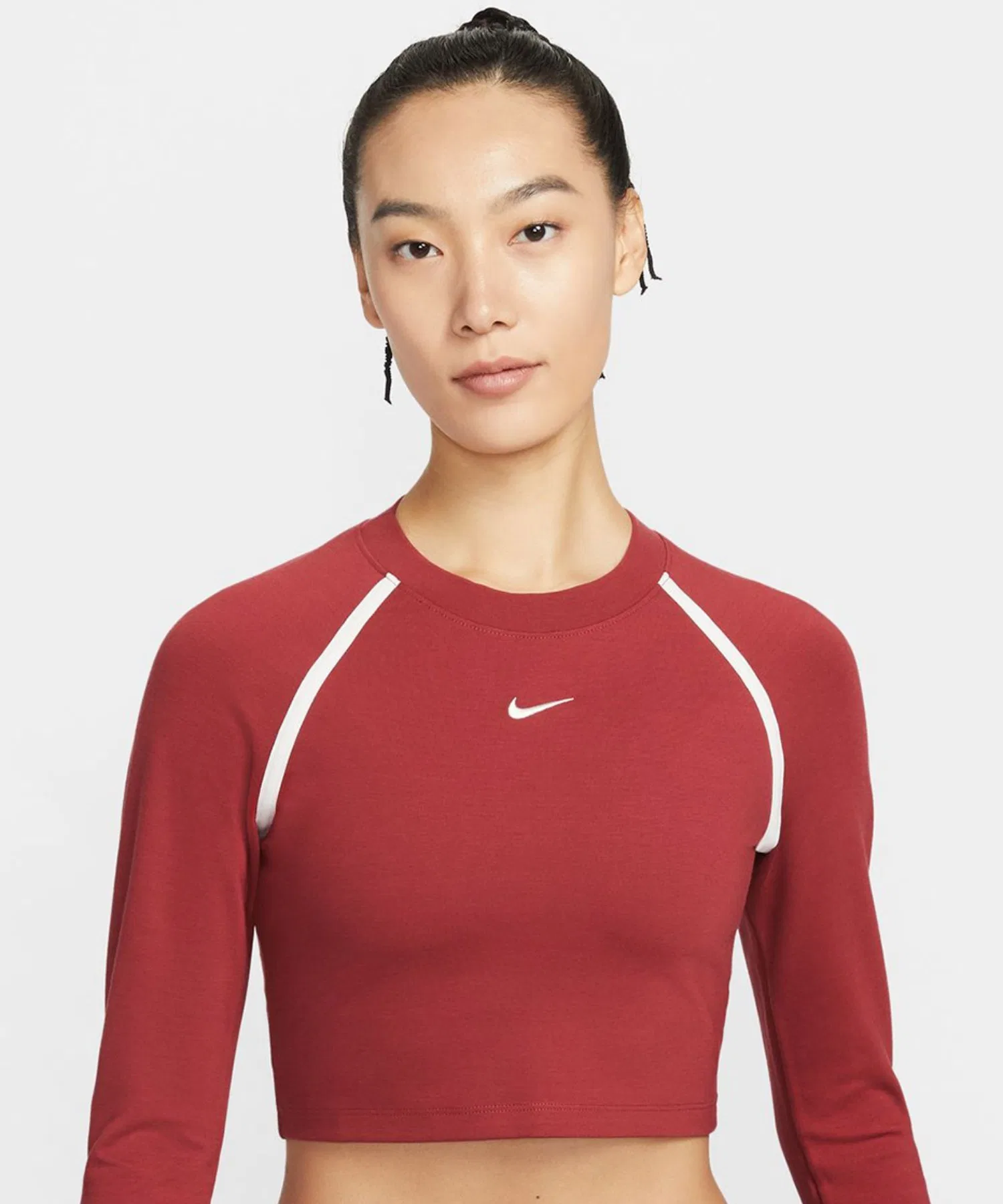 Женский топ Nike NSW STREET LS BODY BOLD C — фото 3
