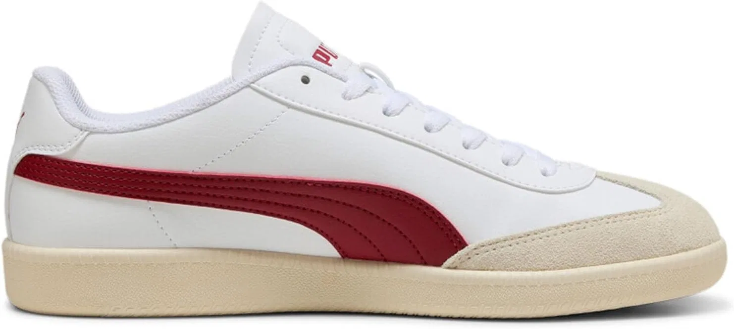 Кроссовки PUMA 9-T унисекс 398174 14, белые с красным — фото 2