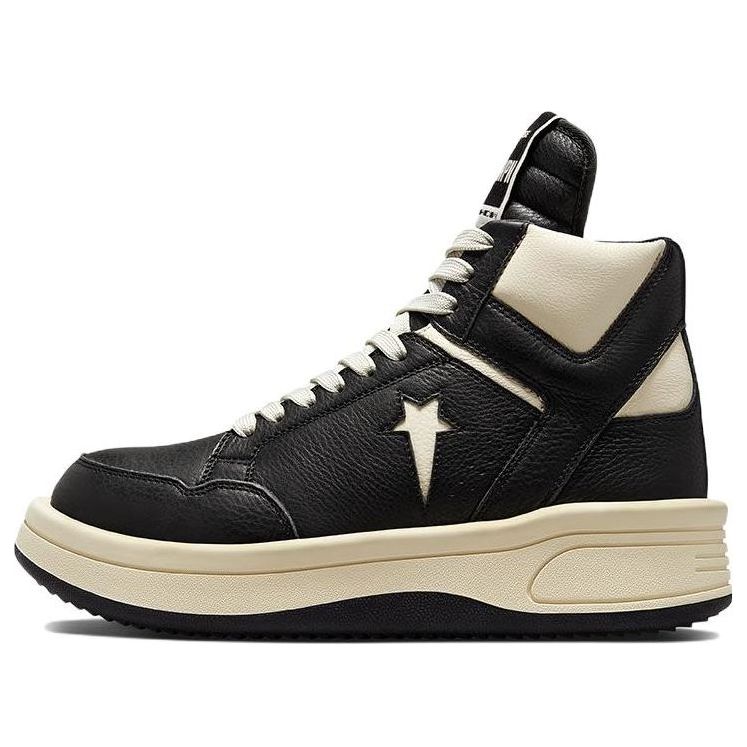 

Кроссовки Converse Rick Owens x TURBOWPN Mid 'Black Cloud Cream'