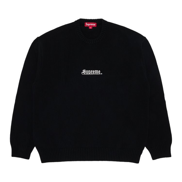 

Свитер Supreme Old English Sweater, черный