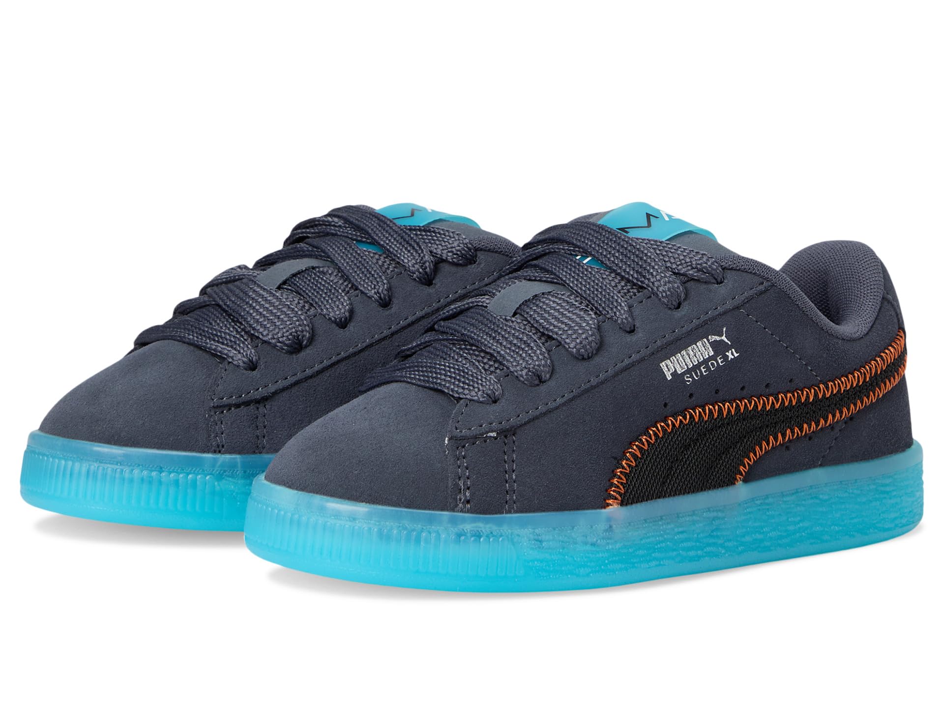 

Кроссовки PUMA Kids Suede Xl, Galactic Gray/Bright Aqua