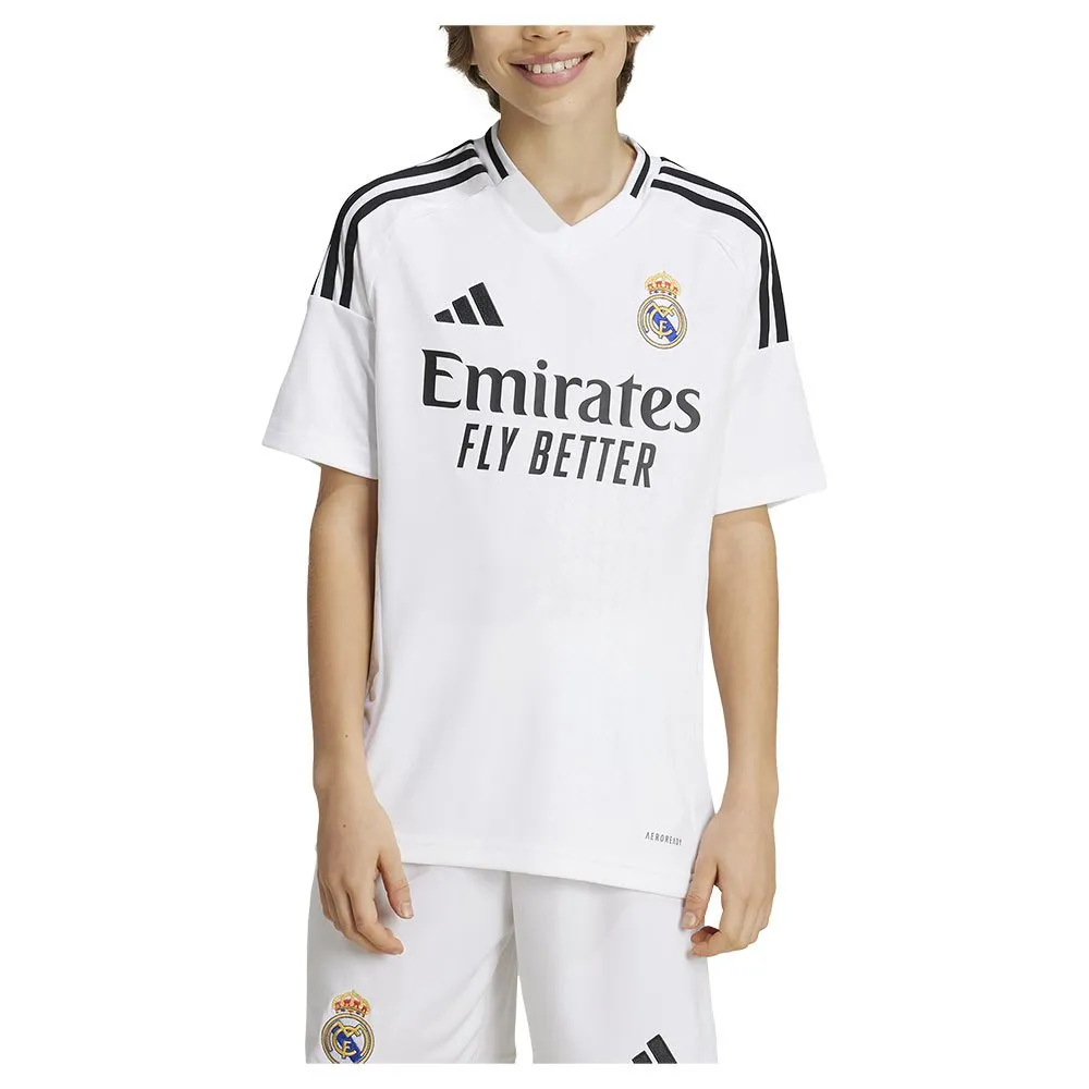 

Футболка с коротким рукавом adidas Real Madrid 24/25 home junior, белый