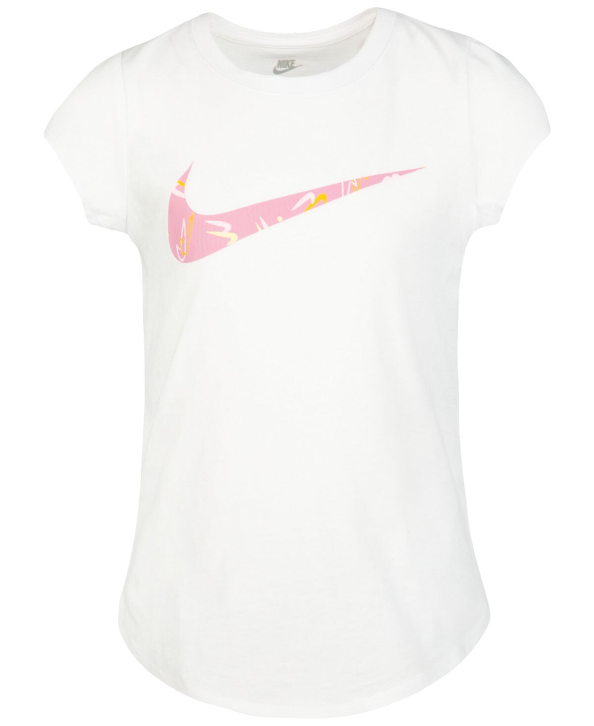 

Футболка с принтом Little Girls и галочкой Nike