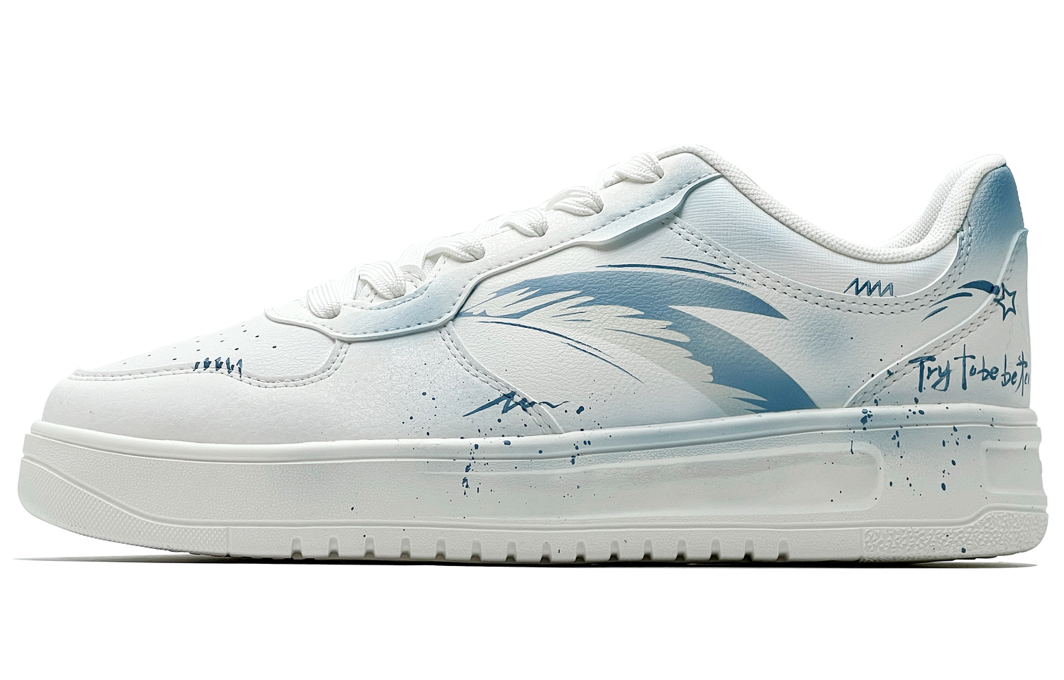 

Мужские расслабленные нескользящие износостойкие низкие кроссовки для скейтбординга ANTA, синий